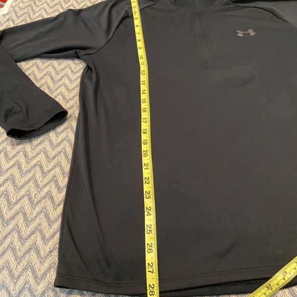 Men's Under Armour Tech Half-Zip Pullover -Large - HeatGear Loose Fit - Black - Picture 3 of 10